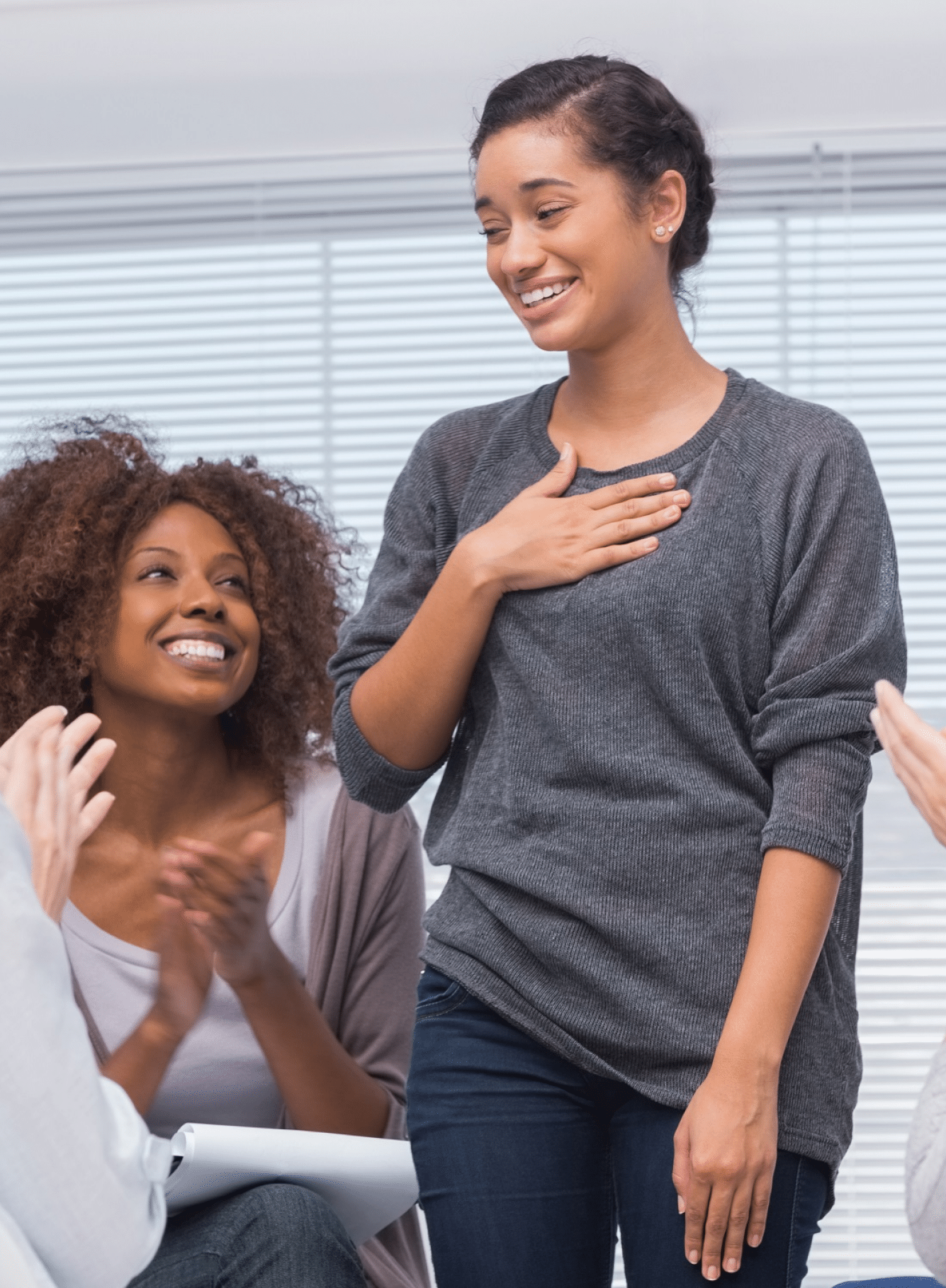 sharing in group therapy